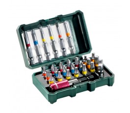 
                  Metabo Zestaw 27 Bitów SP + Adapter i Uchwyt Magnetyczny 626710000 EAN 4007430269270